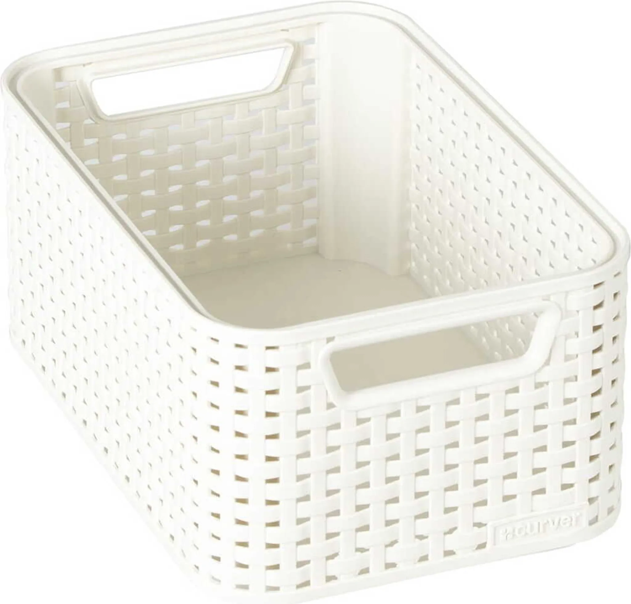 Curver Style S Aufbewahrungsbox mit Deckel – 6 Liter, Cremeweiß