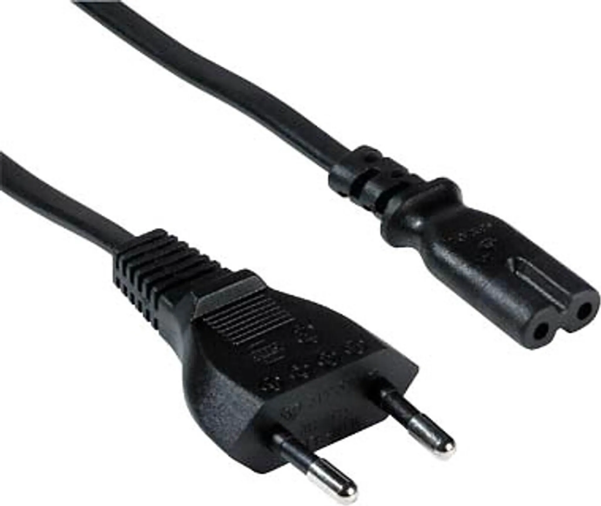 Euro-Netzkabel C7 – 1,5 m, Schwarz