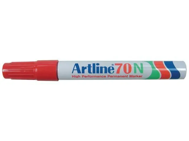 Artline 70N Permanentmarker – Rot, Rundspitze 1,5 mm