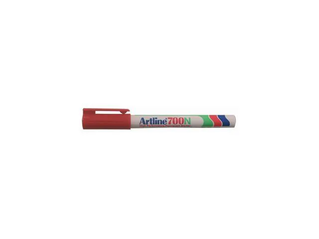 Artline 700N Permanentmarker – Rot, Rundspitze 0,7 mm