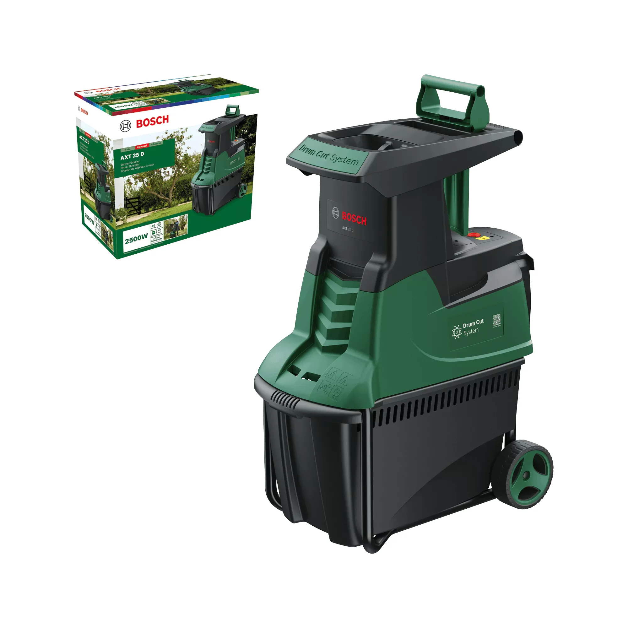 BOSCH Leisehäcksler AXT 25 D 2500 W