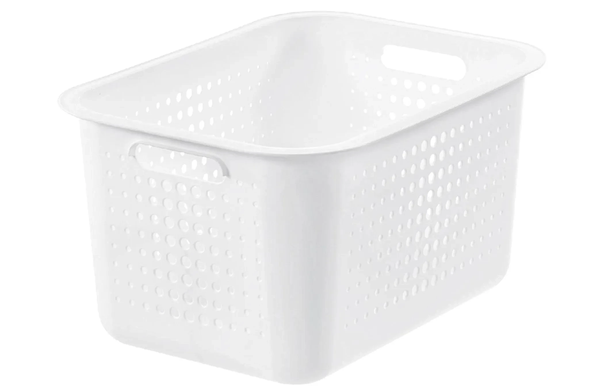 SmartStore Aufbewahrungsbox „BASKET RECYCLED 20“ – 13 Liter, Weiß