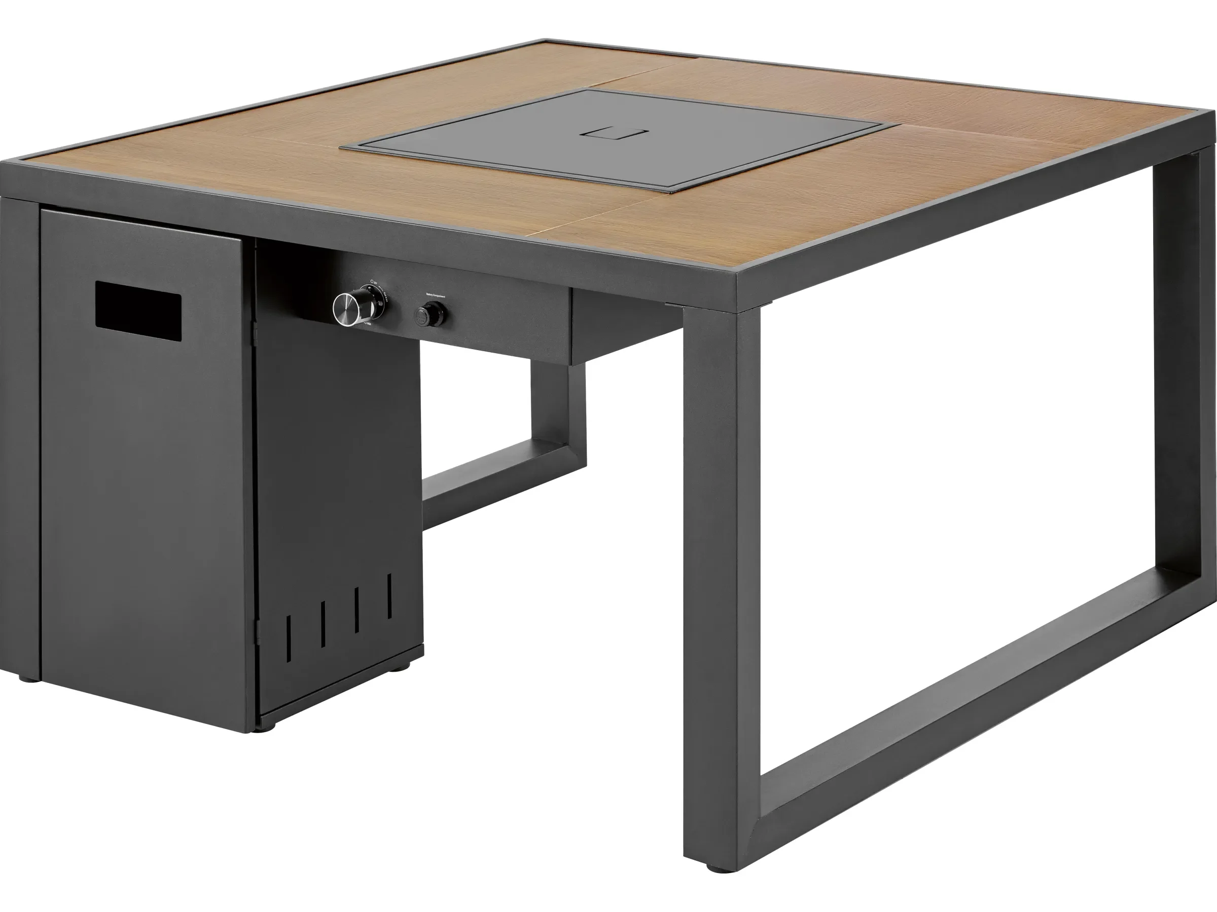 Casas Lounge-Feuertisch für Terrasse & Garten 95 × 95 cm