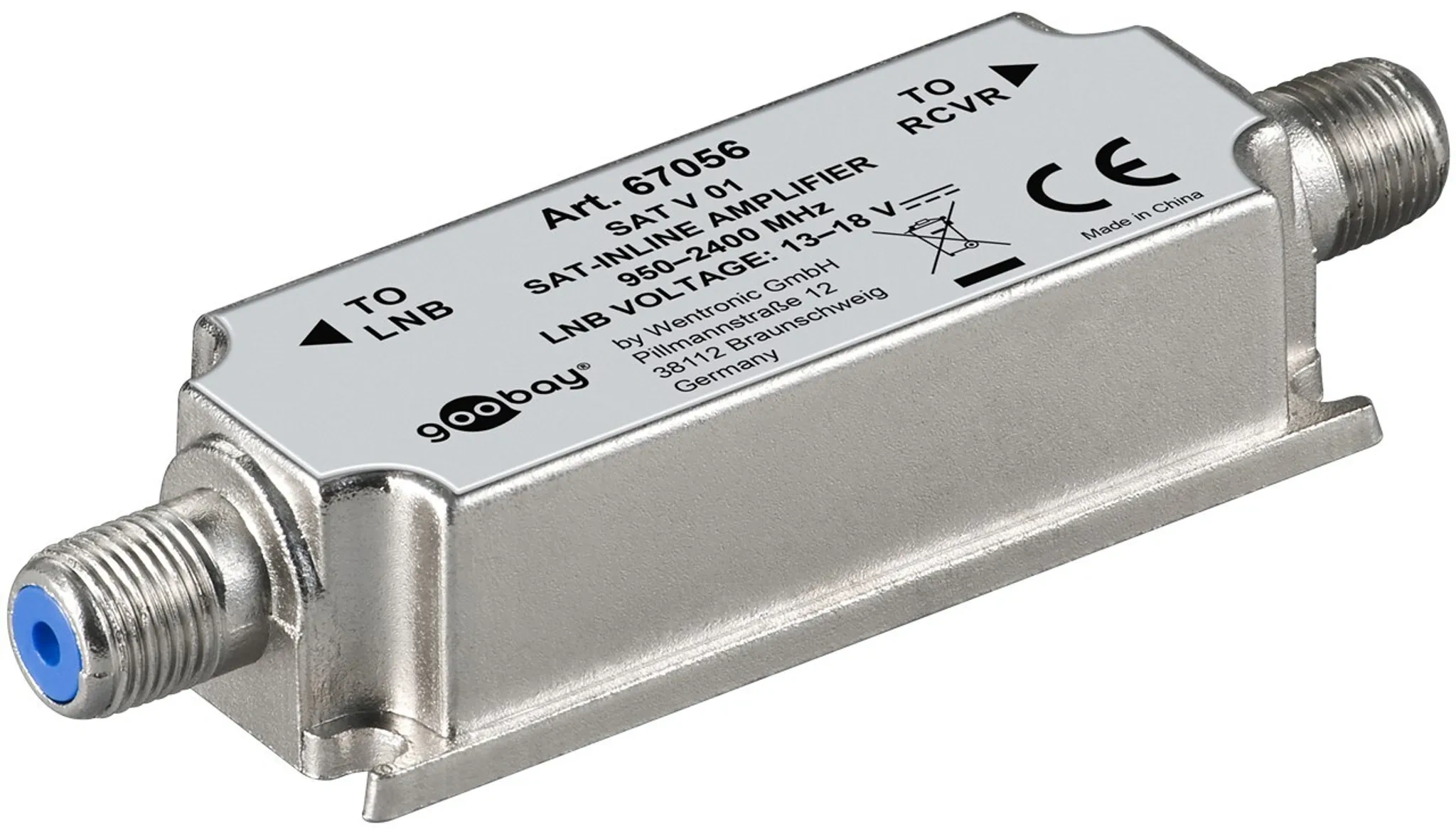 SAT-Antennenverstärker 950–2400 MHz – 20 dB Verstärkung
