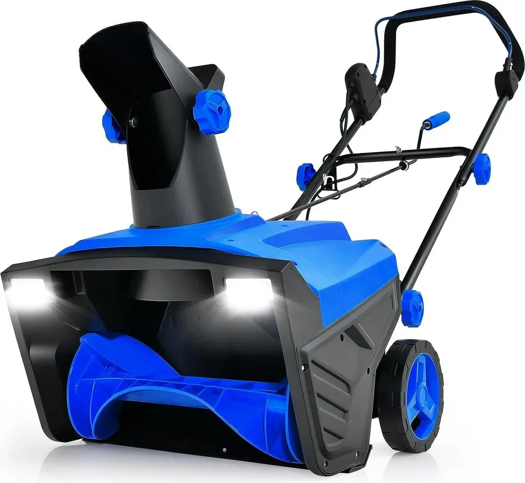 COSTWAY – Elektro-Schneefräse – 2300 W, 50 cm Arbeitsbreite, mit LED-Leuchten