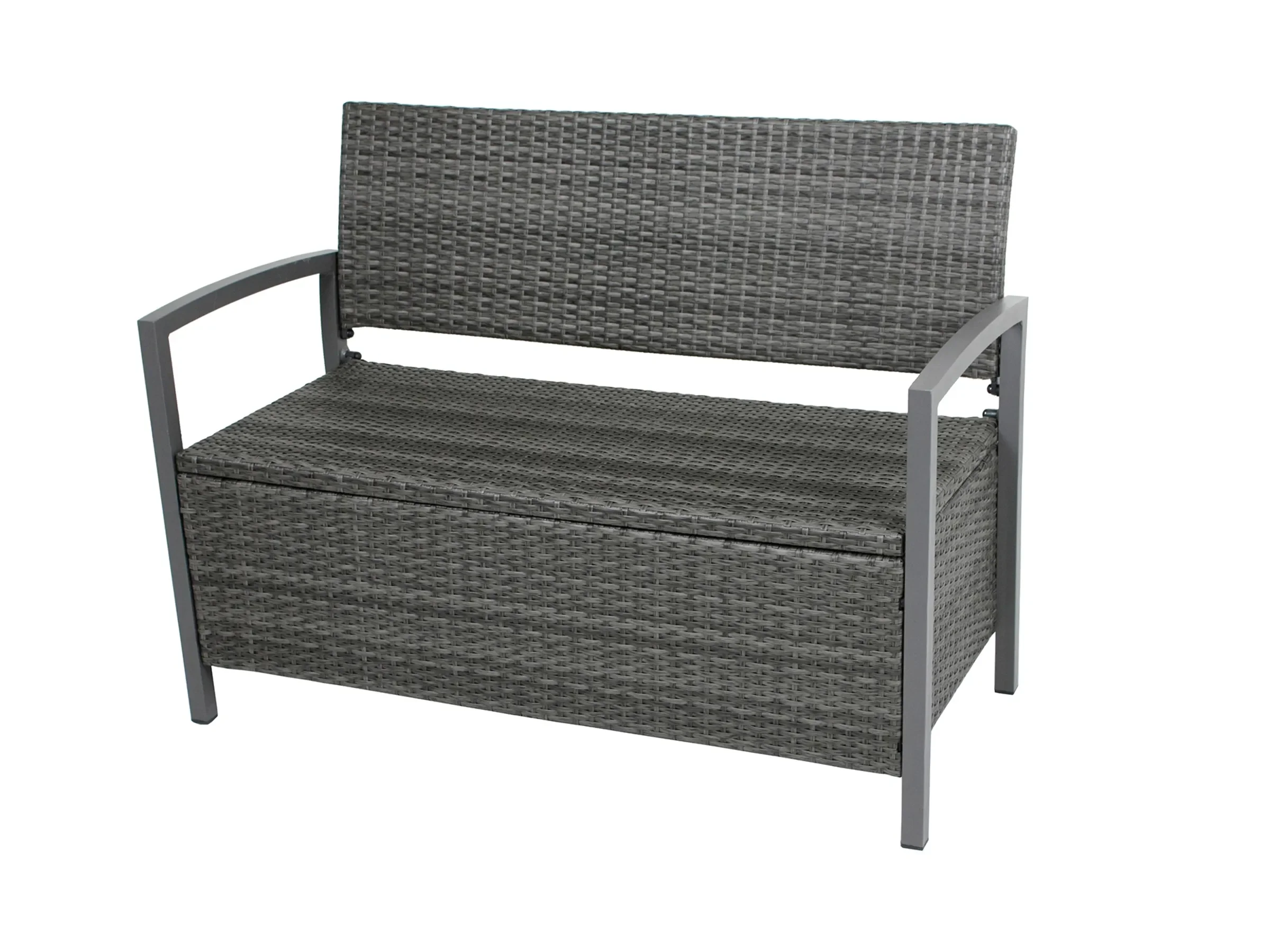 Garden Pleasure Gartenbank Ferrara 2-Sitzer – Dunkelgrau