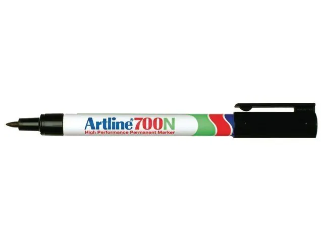 Artline 700N Permanentmarker – Schwarz, Rundspitze 0,7 mm
