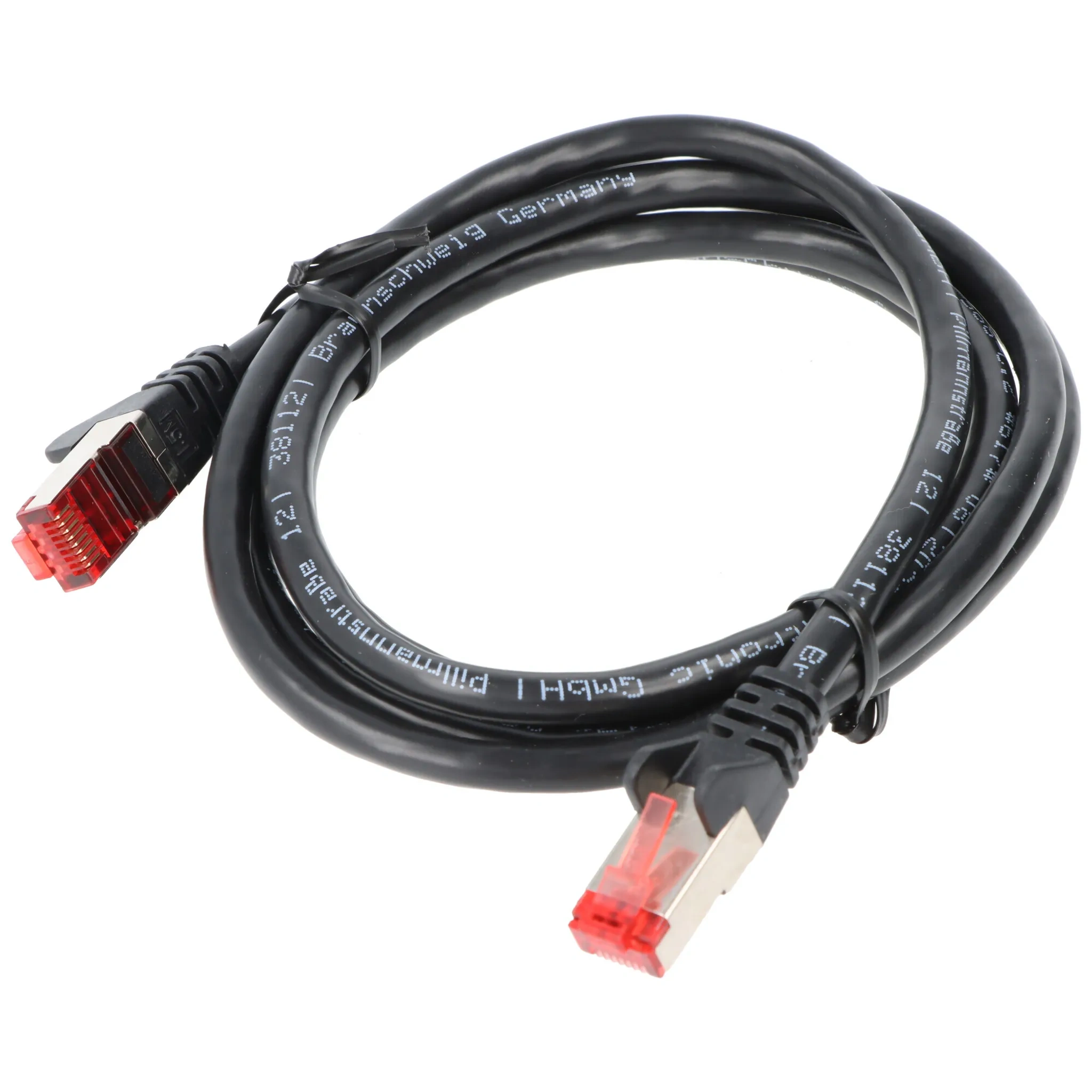 Goobay CAT 6 Patchkabel, S/FTP (PiMF) – 3 m, Schwarz