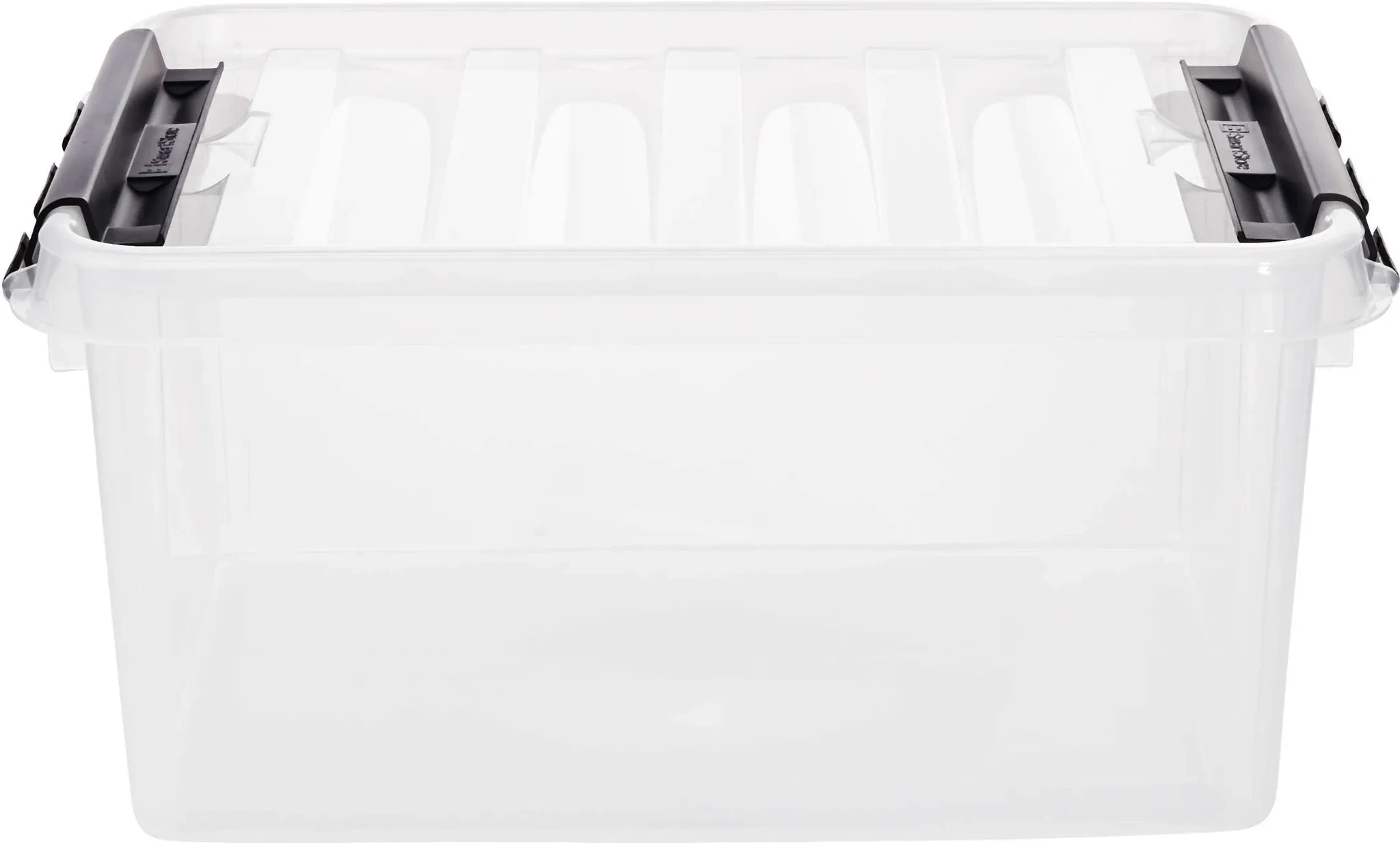 SmartStore Aufbewahrungsbox CLASSIC 10 – 8 Liter, transparent/schwarz