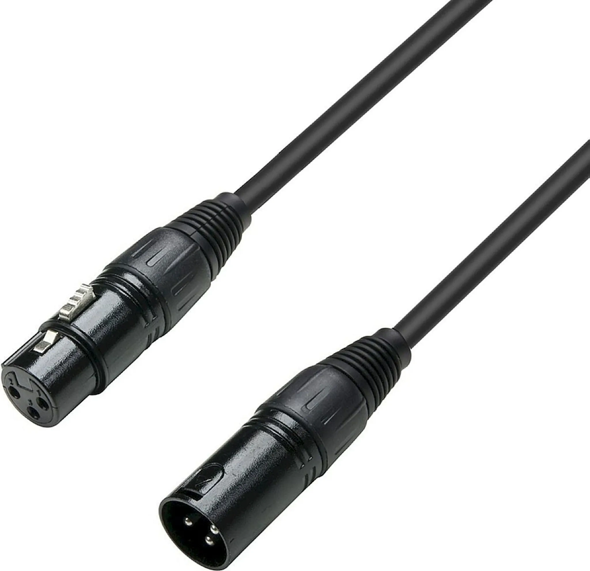Adam Hall Cables 3 STAR DMF 0600 – DMX Kabel 3-pol XLR Female auf XLR Male, 6 m