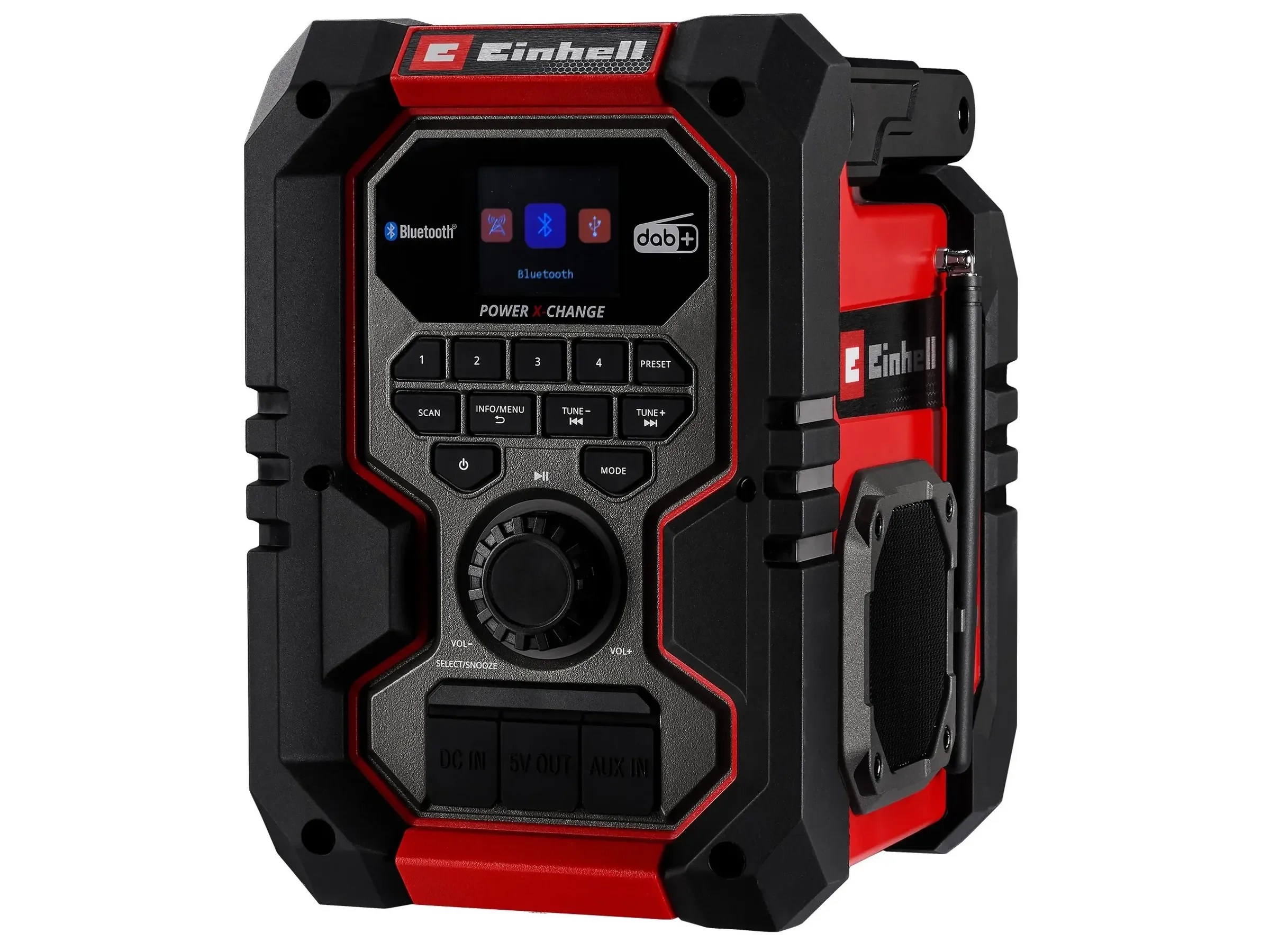 Akku-Radio 18 V – DAB+/FM/Bluetooth mit TFT-Display