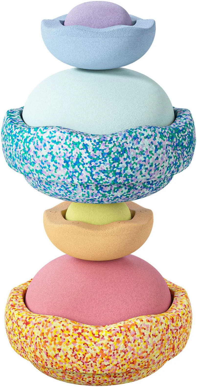 STAPELSTEIN Balancetrainer Stapelstein® Inside Set – 8 Teile Pastel