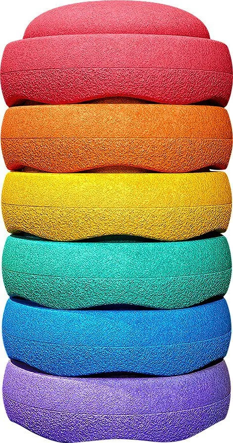 STAPELSTEIN Balancetrainer Rainbow Basic – 6er Set